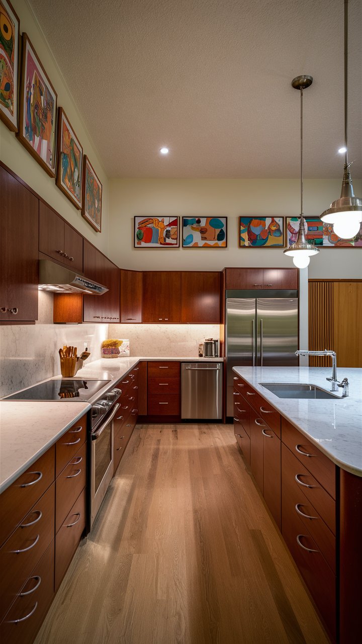 mid century modern kitchen