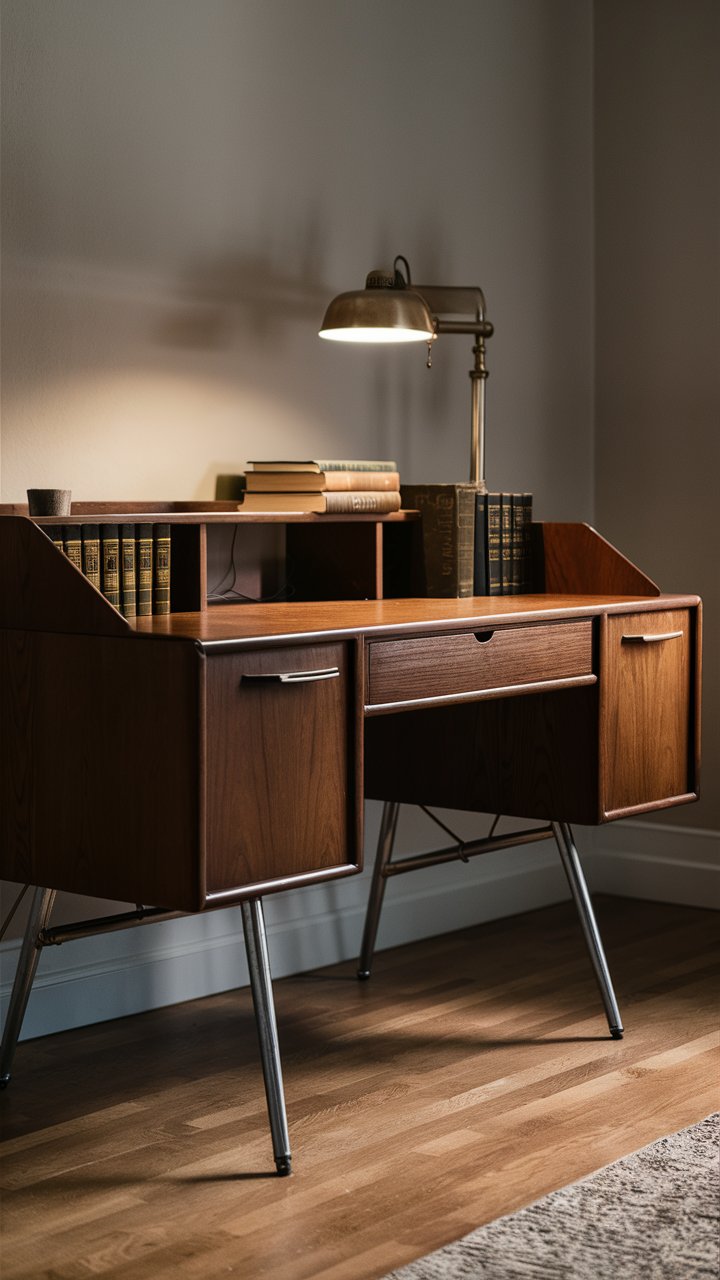 mid century modern desk