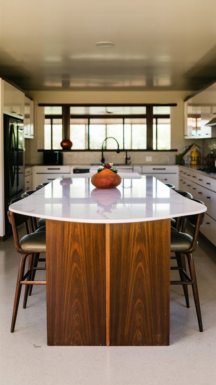 Mid Century Modern Kitchen Island: Stylish Functionality