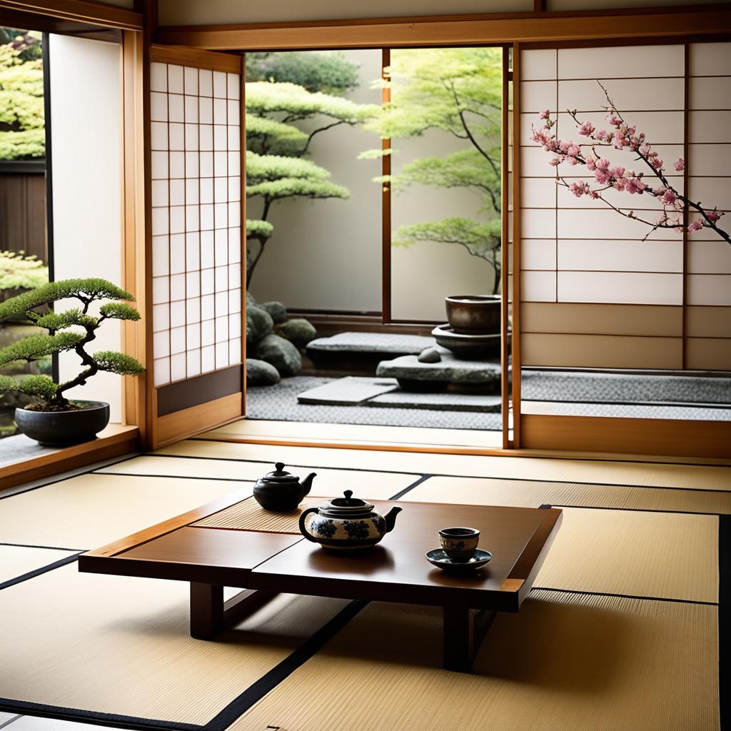 fusuma doors in a japanese style living room