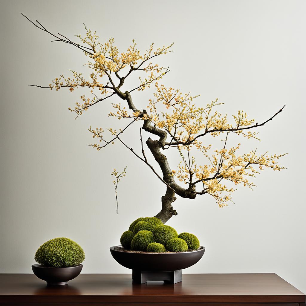 ikebana flower arrangements