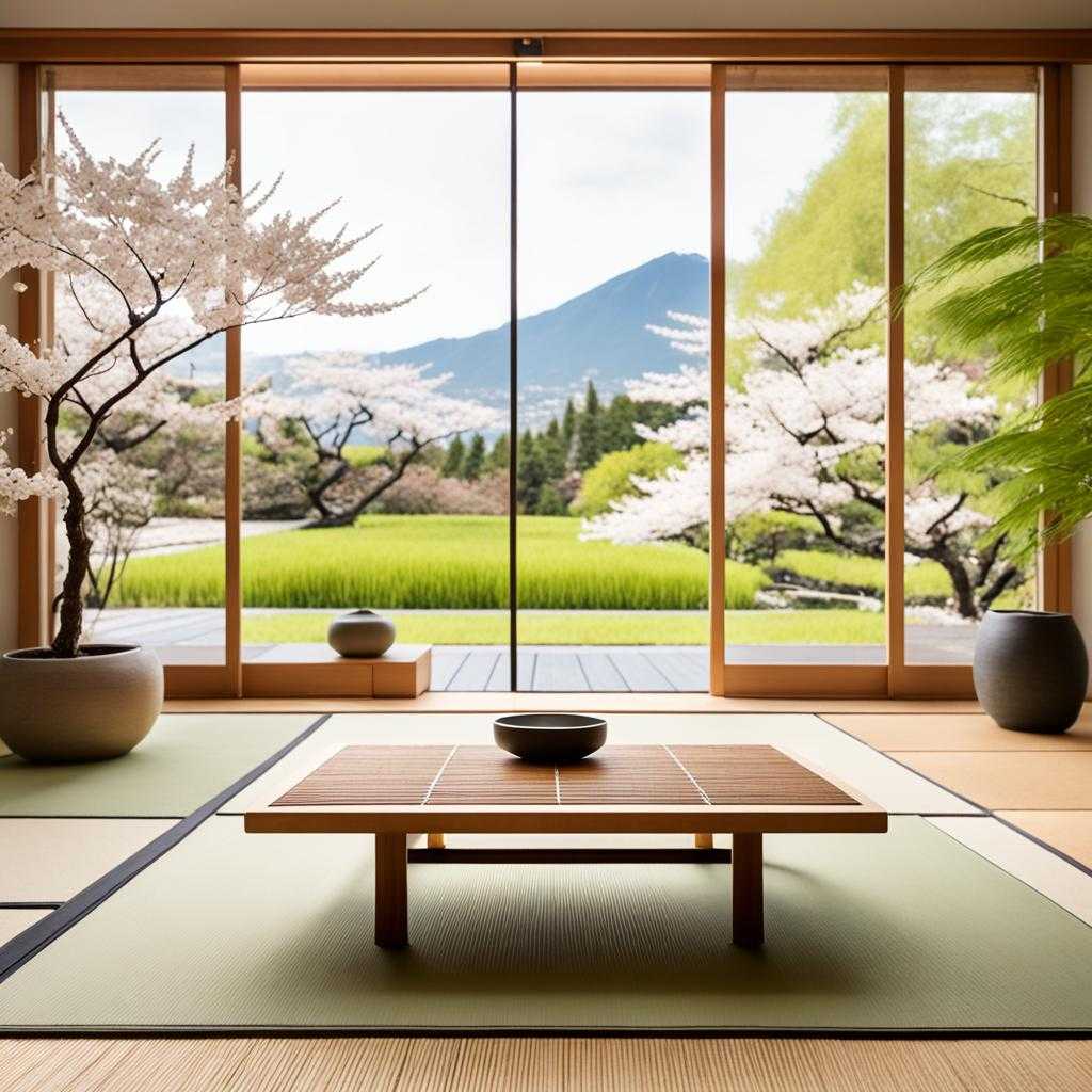 natural materials in japanese interior design