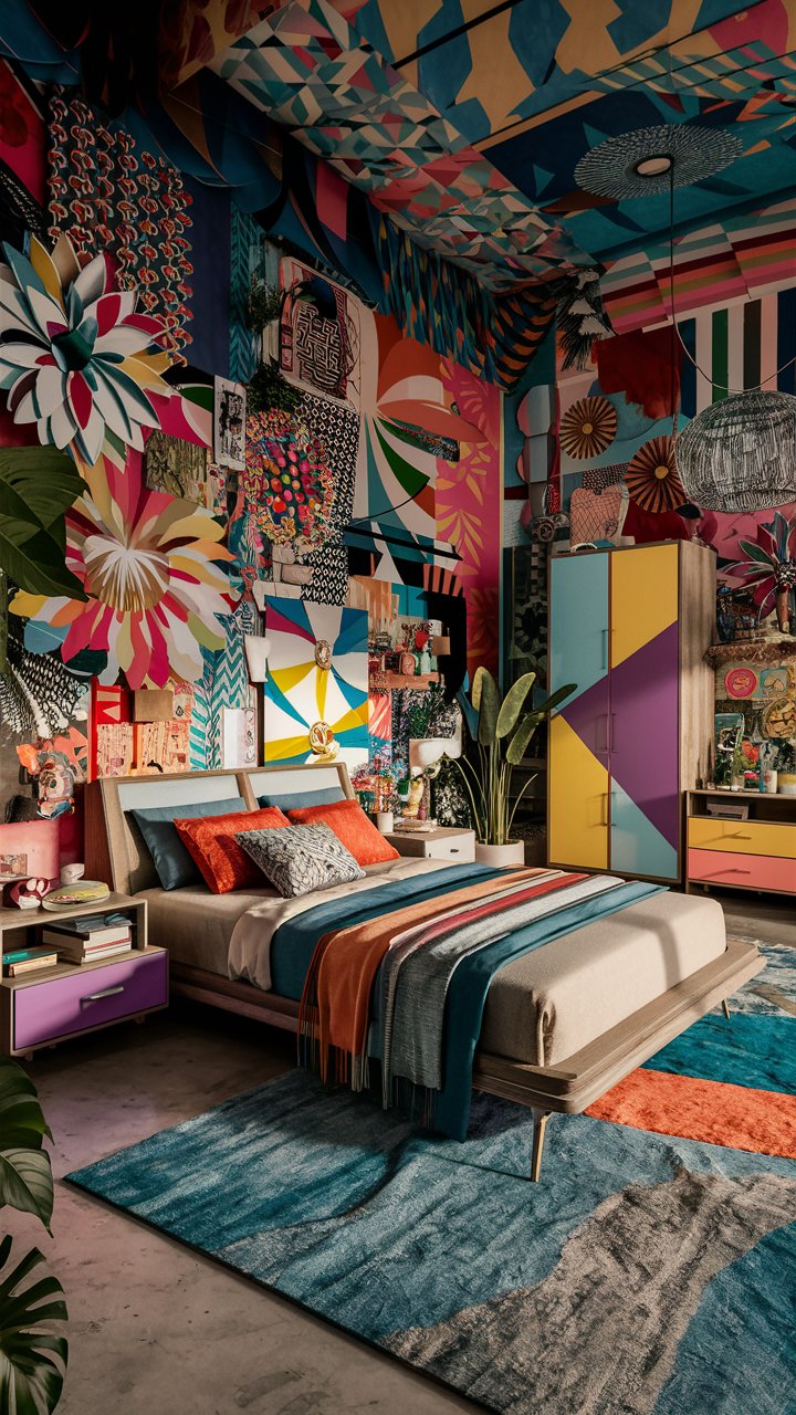 bedroom ideas colorful