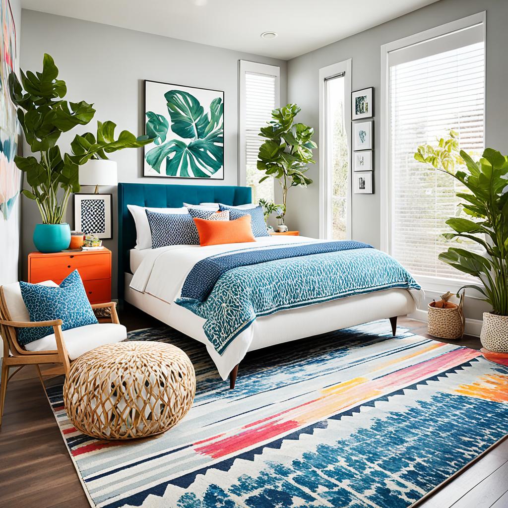 bedroom ideas colorful