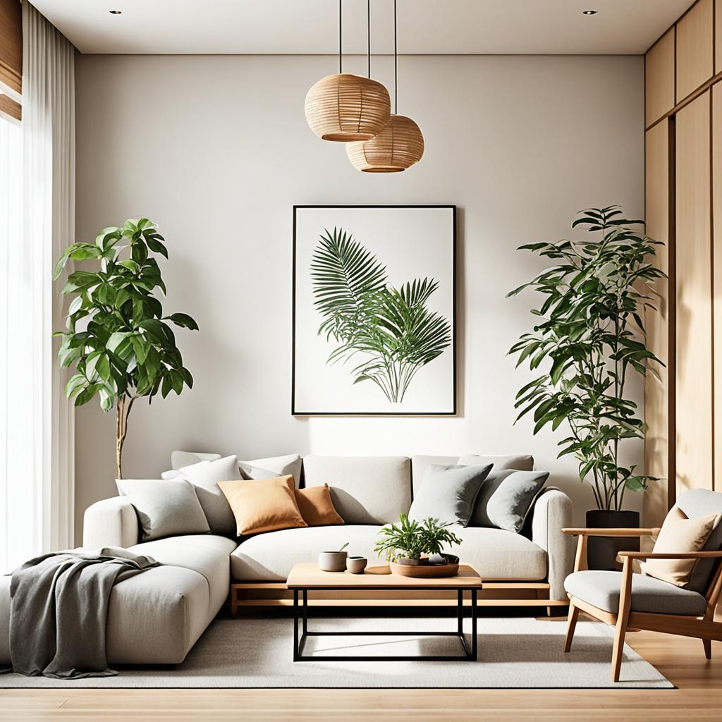 serene japandi living spaces