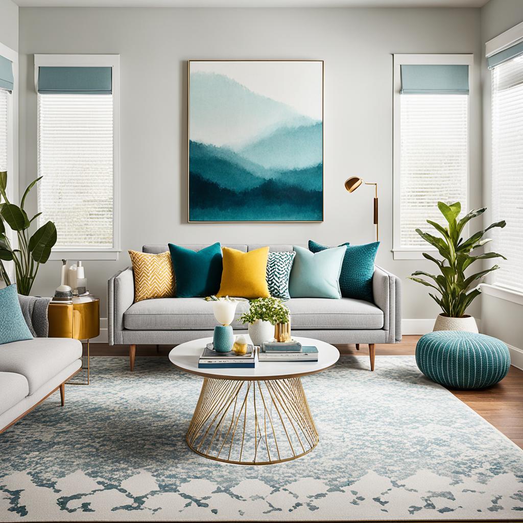 sleek living room decor featuring top living room color trends